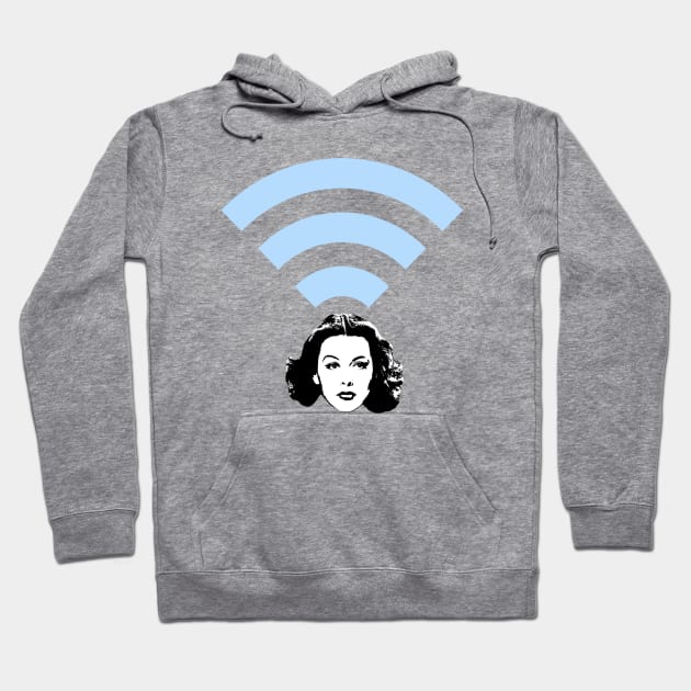 Godmother of Wi-Fi Hoodie by Philip_de_Goya